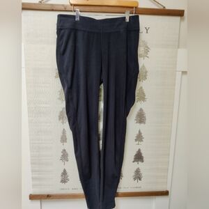 Columbia Women's Black Microfleece Leggings - Size Large - Warm Winter Baselayer